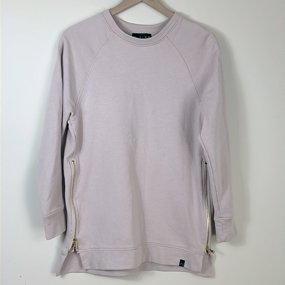 VARLEY Manning Sweat Sepia Rose Pullover Sweater Sweatshirt Size Mediun - Picture 2 of 9